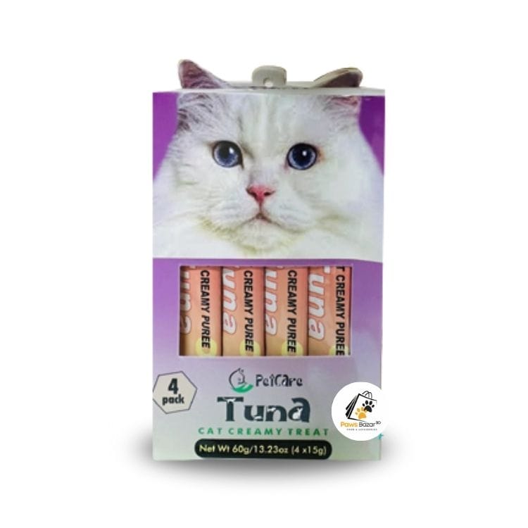Petcare Adult Cat Creamy Treat Tuna 60gm (15gmX4)