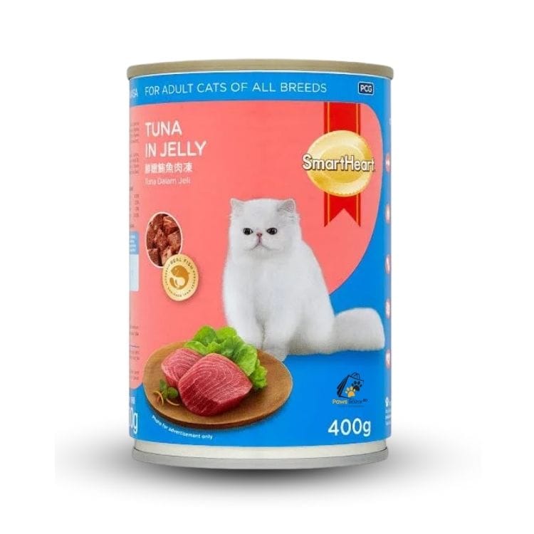 Smart Heart Adult Cat Wet Food Tuna in Jelly 400gm