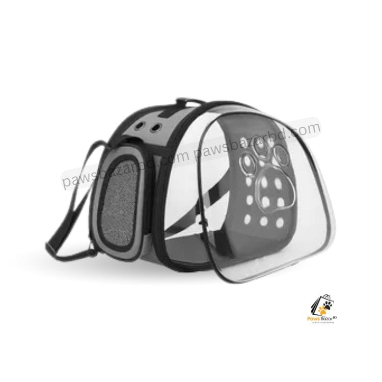 Double Side Plastic Cat Travel Handbag
