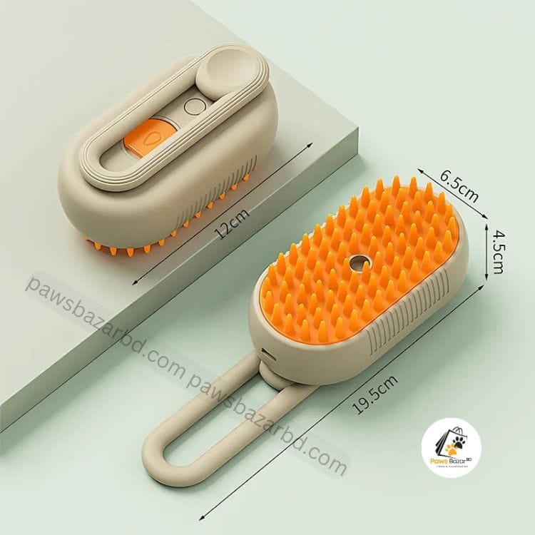 3-in-1 Electric Pet Grooming Brush Steamy Spray, Hair Removal, and Massage for Cats and Dogs