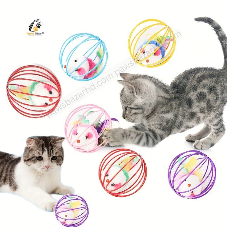 Cage Mouse Toy for Cat teaser toy