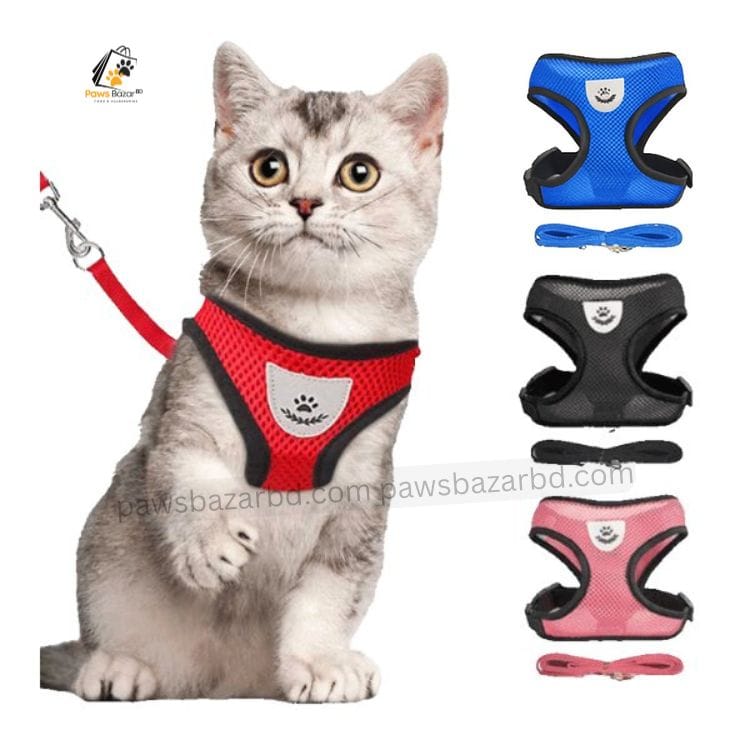 Cat Vest Harness Cat Jacket Harness And Leash Set