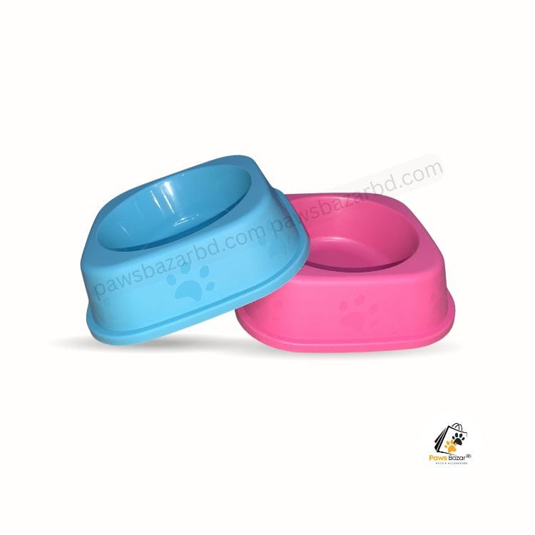 Cat Food Bowl Square Single