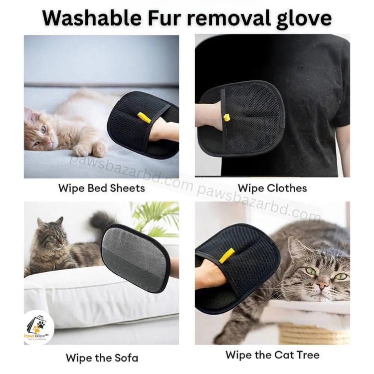 Washable Pet Hair & Fur Removal Glove